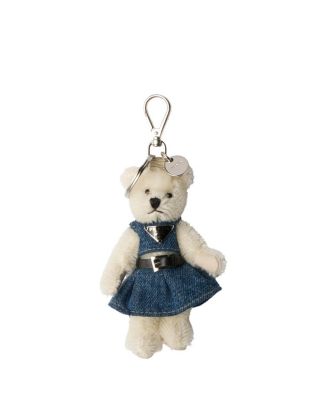 Prada Teddy Bear Bag Charm With Metal Ring | Bloomingdale's Handbags