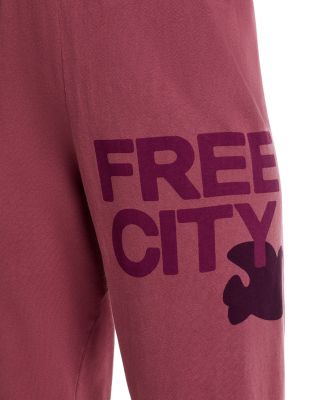Cotton Logo Sweatpants in Roses