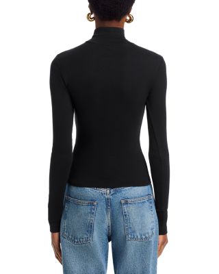 Luxe Rib Turtleneck Tee