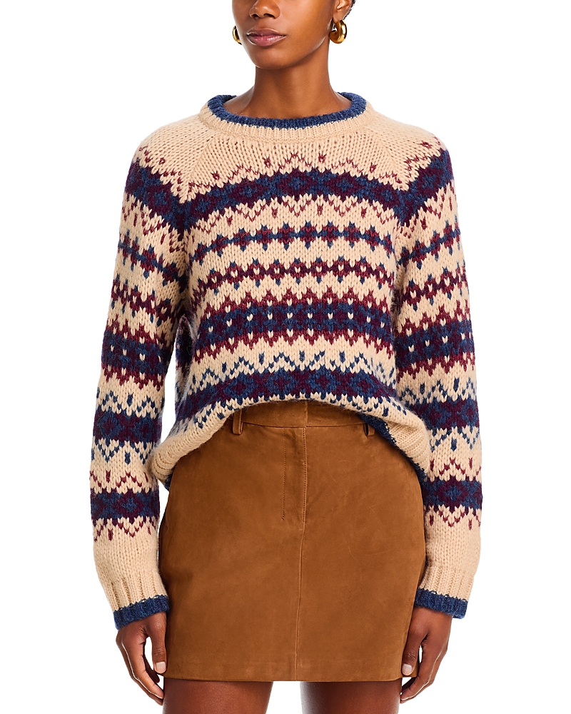 Velvet By Graham & Spencer Makena Crewneck Sweater In Multi