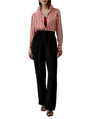 Amalfi Stripe Silk Shirt