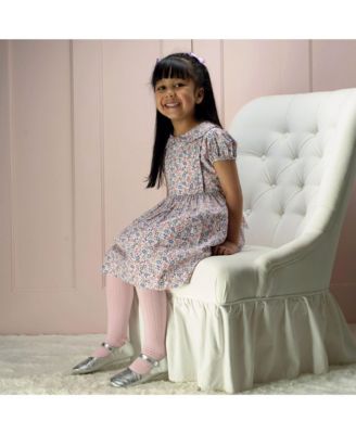 Girls' Floral Frill Front Dress - Little Kid, Big Kid