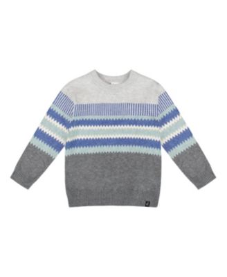 Boys' Knitted Jacquard Sweater - Baby