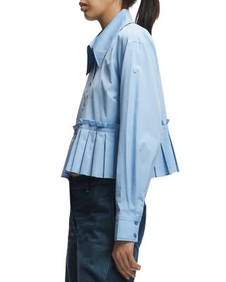 Mila Pleated Hem Blouse