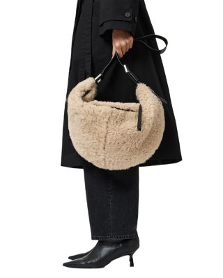 Luna Shearling Shoulder Bag