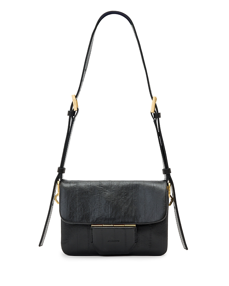 Allsaints Jupiter Eel Embossed Leather Crossbody
