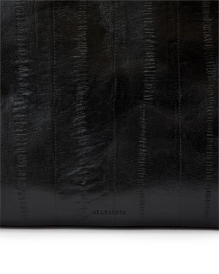 Bettina Eel Embossed Leather Clutch