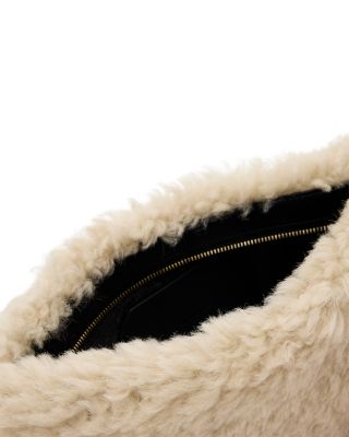 Bettina Shearling Clutch