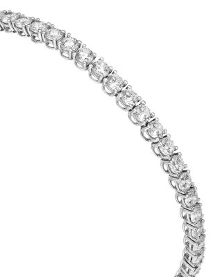 Certified Lab Grown Diamond Tennis Bracelet in 14K White Gold, 5.0 tcw