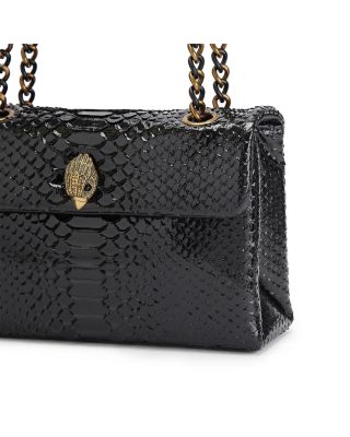 Kensington Large Embossed Leather Shoulder Bag