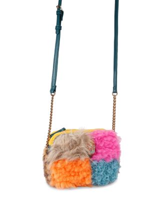Hoxton Medium Multicolor Faux Fur Camera Bag