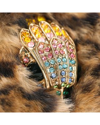 Kensington Eagle Micro Faux Fur Shoulder Bag