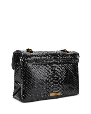 Kensington Large Embossed Leather Shoulder Bag