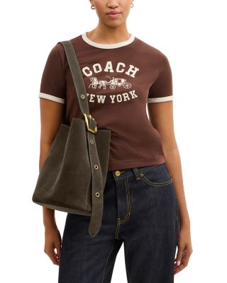 Bleecker Suede Bucket Bag