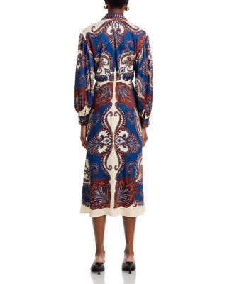 Arabesque Scarf Midi dress