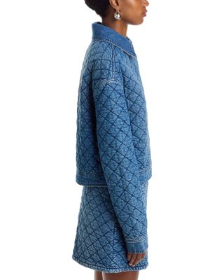 Quilted Denim Jacket