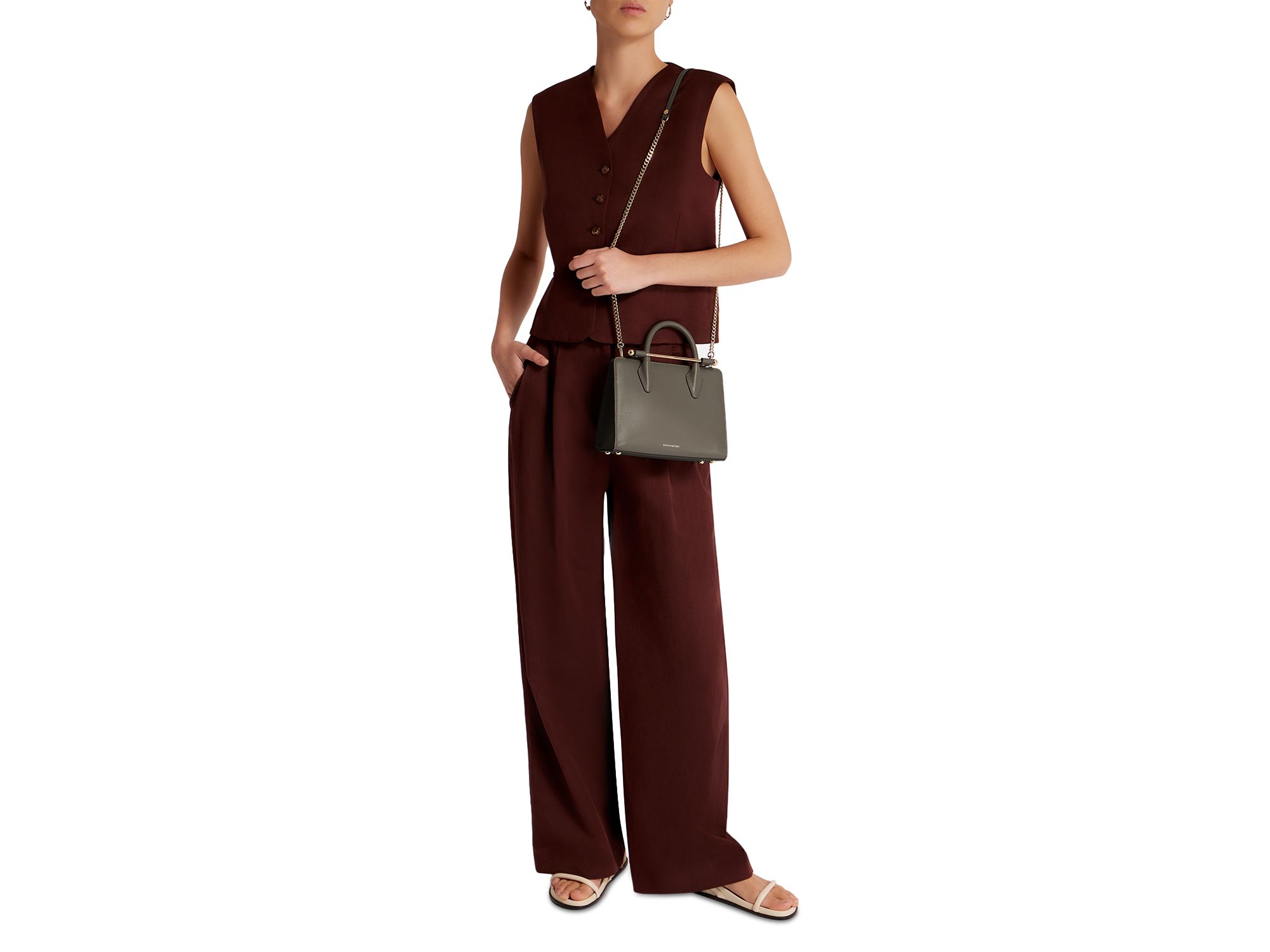 Mini Leather Tote — Image 7