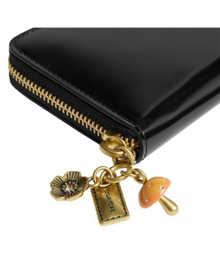 Essential Slim Leather Accordion Zip Wallet