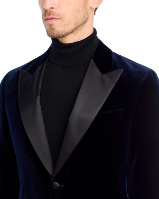Velvet Satin Peak Slim Fit Dinner Jacket