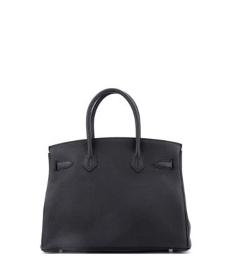  Birkin 30 Handbag Black Togo with Palladium Hardware
