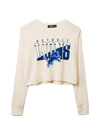  Women's NFL Detroit Lions Slant Crop Thermal