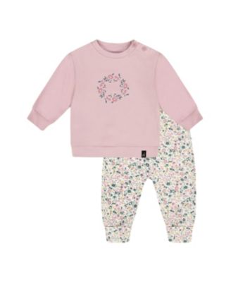 Girls' Organic Cotton Evolutive Pant and Long Sleeve Top Set - Baby