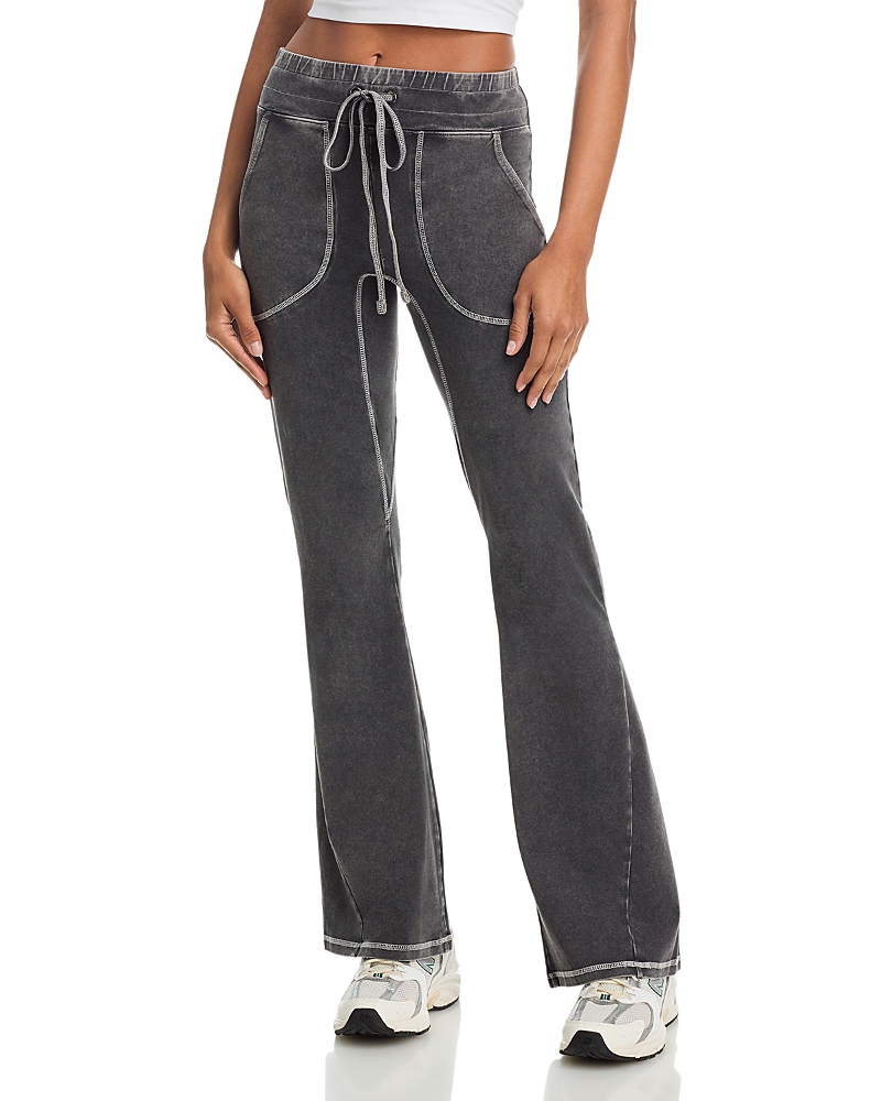 Free People New Flow Flare Leggings In Black