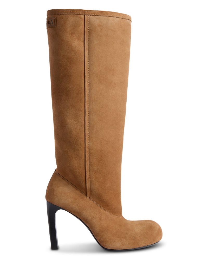 Balenciaga Women's Fargo Boots in Camel