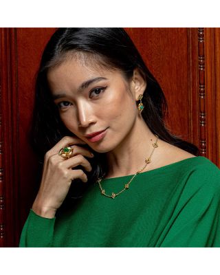 Green Onyx Mystic Eye Ring