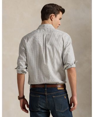 Classic Fit Plaid Twill Shirt