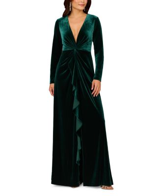 Velvet Twist Gown