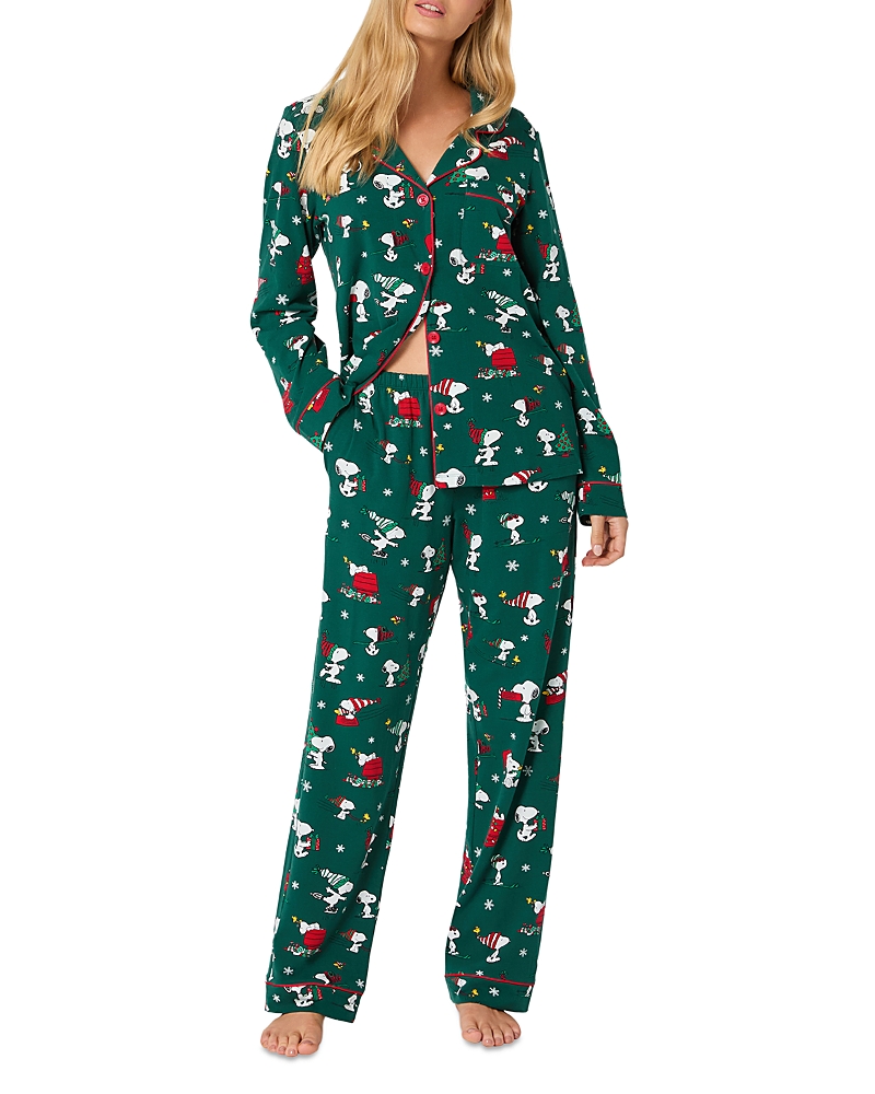 Bedhead Pajamas Long Sleeve Classic Long Pajama Set In Green