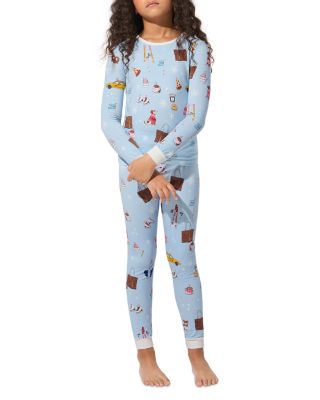 Unisex Long Sleeved Pajama Set, Little Kid, Big Kid - Exclusive