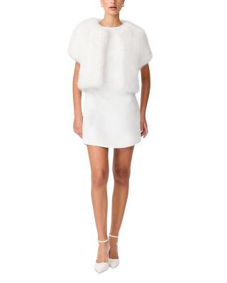 Lucyna Faux Fur Bolero Jacket