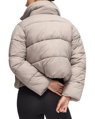 Short Puffer Maternity Coat