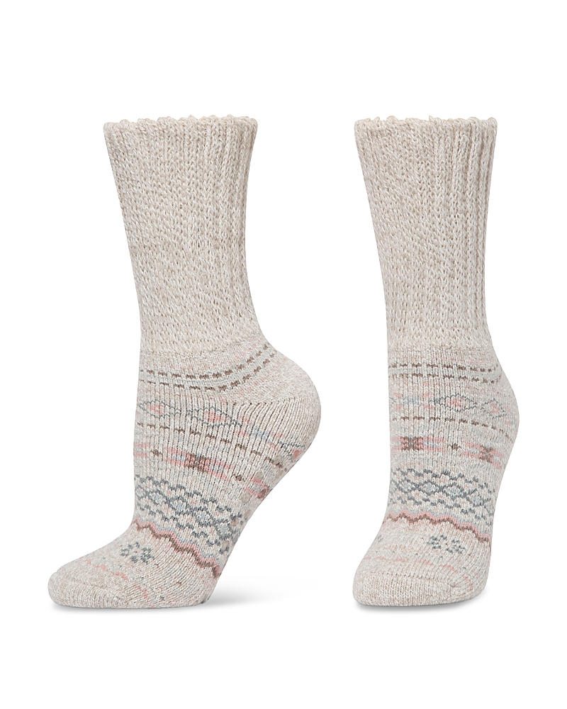 Hue Gripper Slipper Socks In Neutral