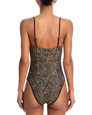 Jayda Printed Underwire One Piece Swimsuit