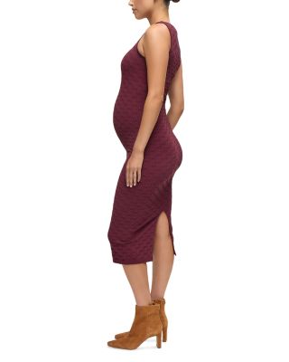 Seamless Midi Maternity Dress