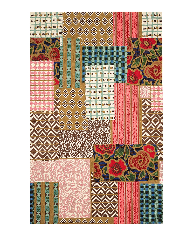 Dash & Albert By Annie Selke Dash Albert By Annie Selke Da1973 Elm Patchwork Area Rug, 8'0x10'0 In Multi
