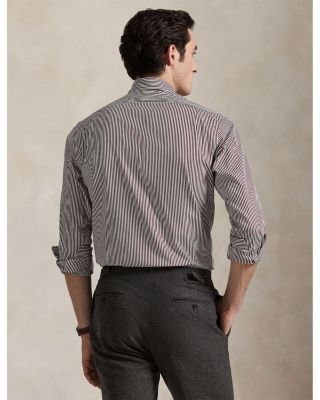 Classic Fit Striped Poplin Shirt