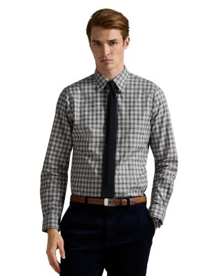 Classic Fit Plaid Twill Shirt