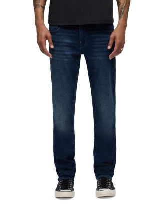 Hudson Blake Slim Straight Fit Jeans in Blue Shadow | Bloomingdale's