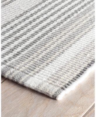 Dash Albert by Annie Selke DA169 Gradation Ticking Indoor/Outdoor Area Rug, 9'0"x12'0"