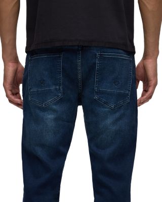 Blake Slim Straight Fit Jeans in Blue Shadow