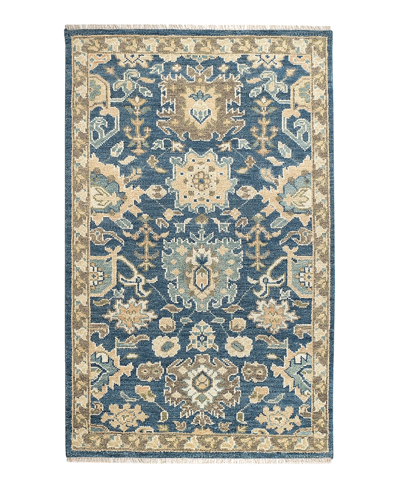 Dash & Albert By Annie Selke Dash Albert By Annie Selke Da2314 Camille Area Rug, 2'6x8'0 In Blue