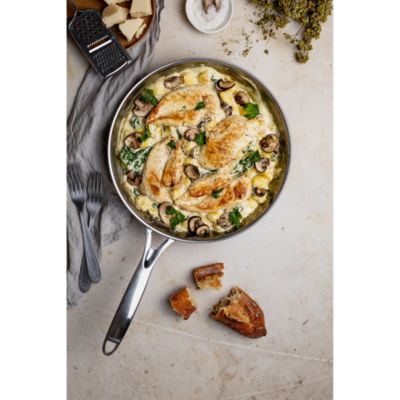 Castel Pro ULTRAPLY 11" Stainless Steel Frying Pan