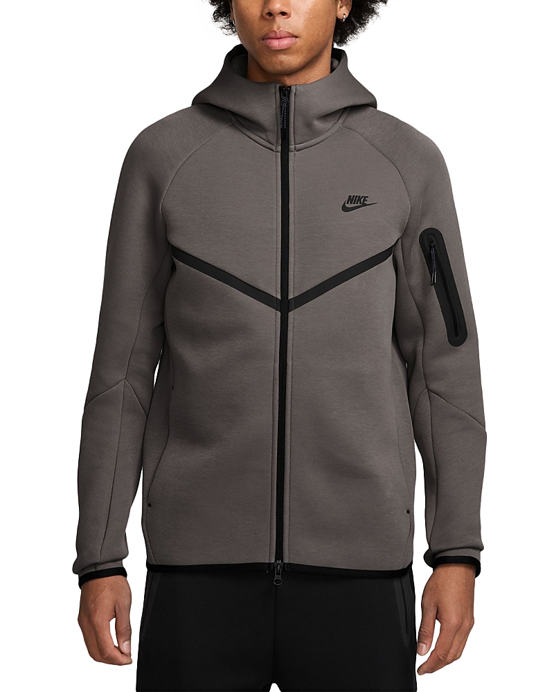 Nike Tech Fleece Hoodie In Brown
