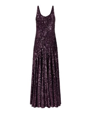 Sequin Sleeveless Gown
