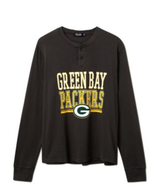  Unisex NFL Green Bay Packers Long Sleeve Henley