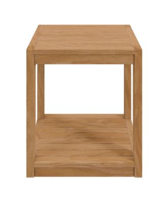 Carlsbad Teak Wood Outdoor Patio Side Table